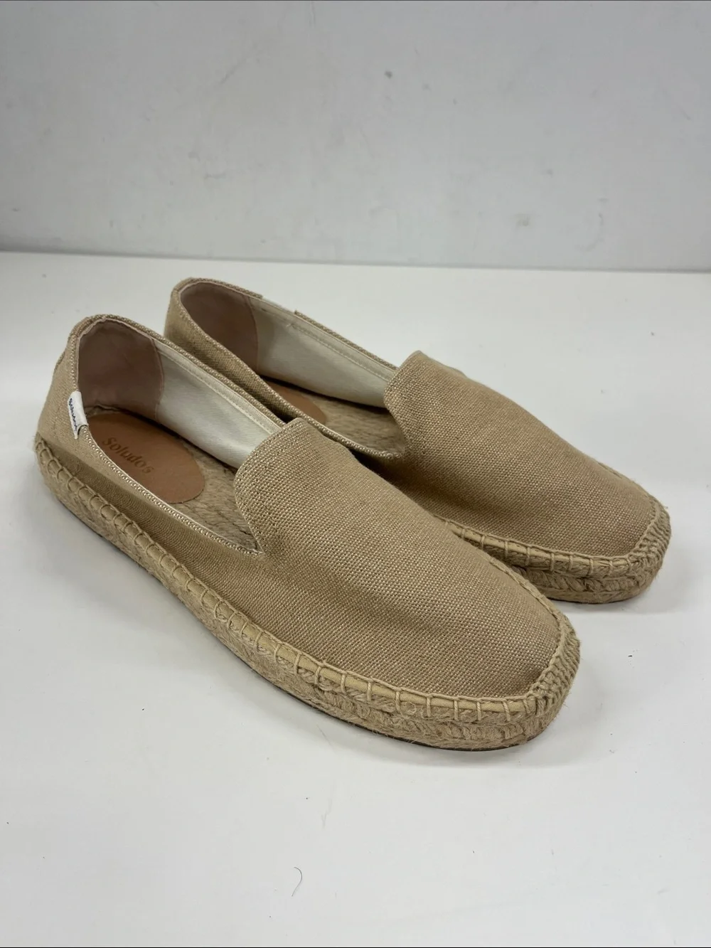 New Soludos Espadrilles in Tan Size 10